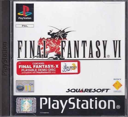 Final Fantasy VI - PS1 (B Grade) (Genbrug)